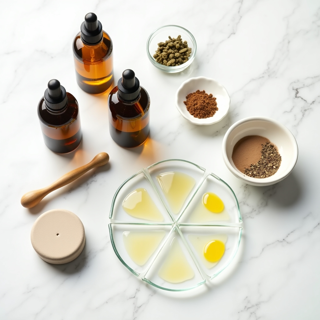 Collection of zero-waste makeup products including refillable compacts and plastic-free packaging